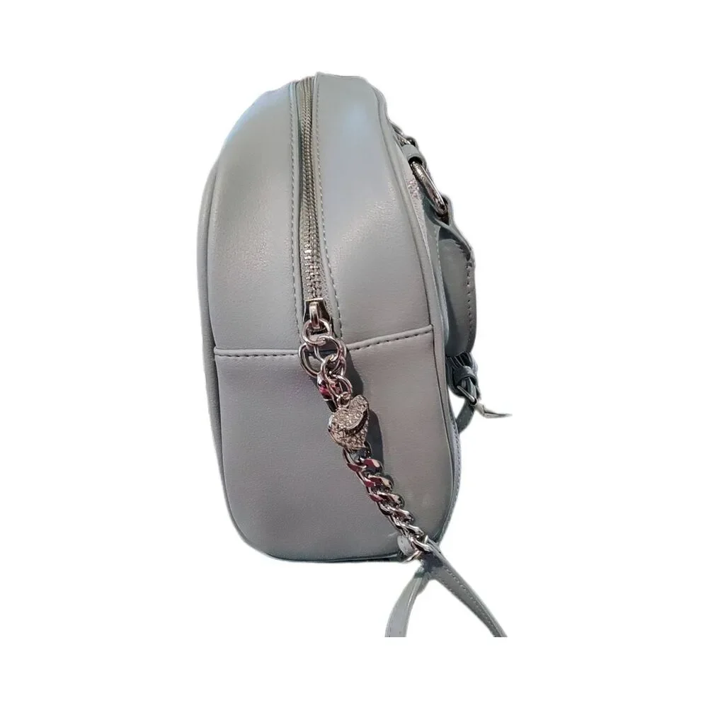 NWT~JUICY COUTURE Lt. Wash Denim Taking the Lead Bowler Style Satchel Bag